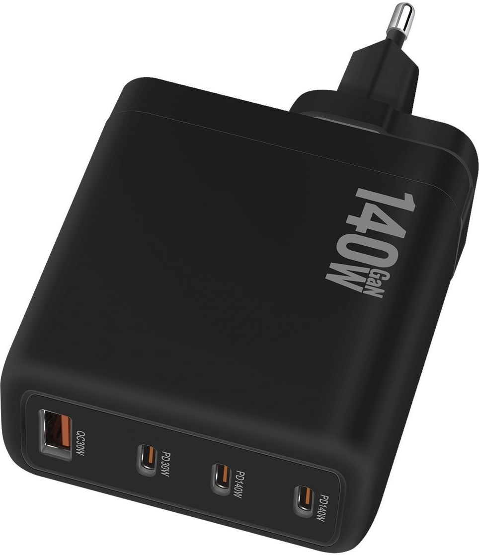 go-solid-oplader-140w-usb-c-voeding-met-4-poorten-3x-usb-c-1x-usb-a-zwart-3